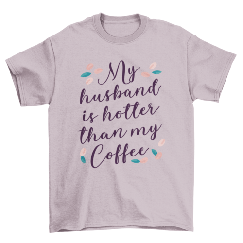 Husband coffee t-shirt