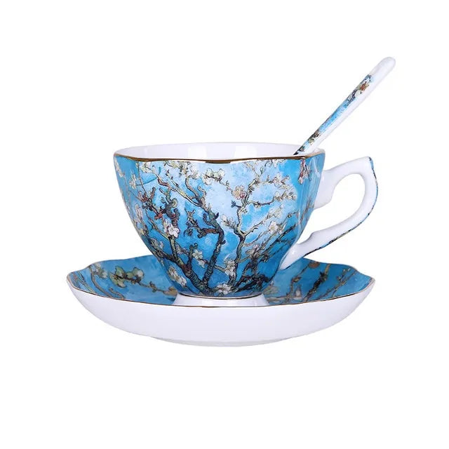 The Sower Irises Saint-Remy Coffee Tea Cups