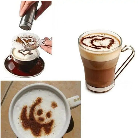 Cute Coffee Instant Art Stencils