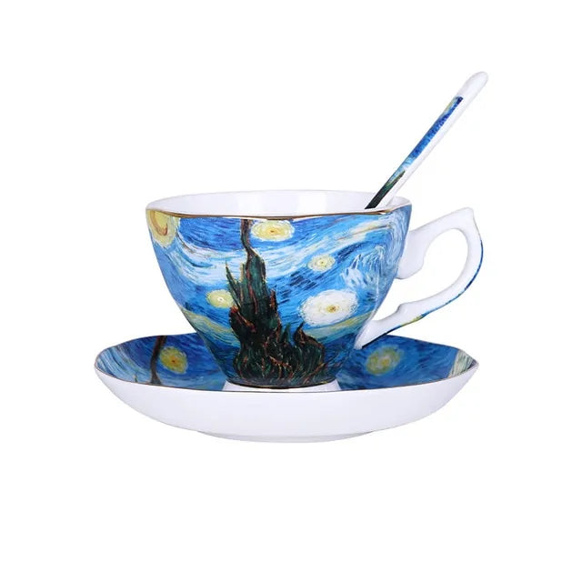 The Sower Irises Saint-Remy Coffee Tea Cups